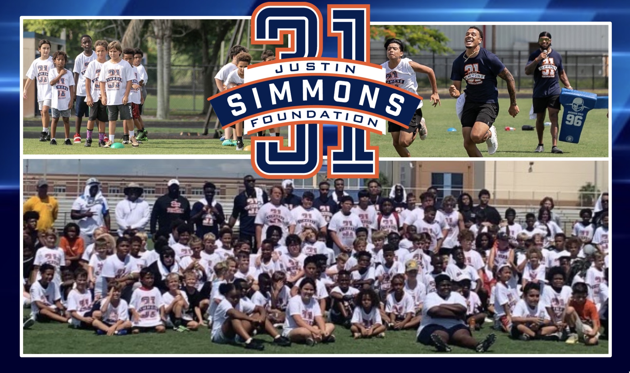 Justin Simmons Football Camp